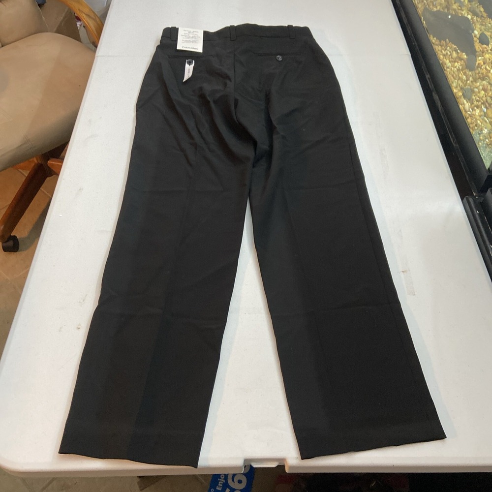 Calvin Klein Womens Slim Fit Black Suit Separate Dress Pants Size 16 K841201